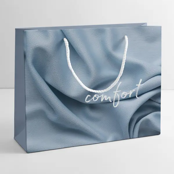 Пакет подарочный Симфония Comfort 21x30x14 см цвет разноцветный